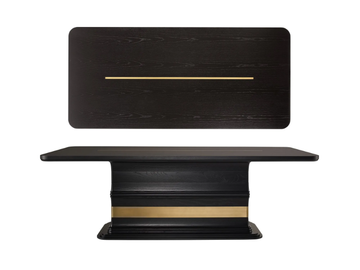 DILAN - Rectangular wooden table by A.R. Arredamenti - view 3